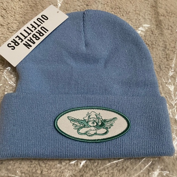 Boys Lie Logo Patch Beanie NWT - Blue - Picture 4 of 6